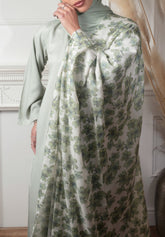 Mint Floral Complete Modest Set