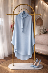 Powder blue Khimar