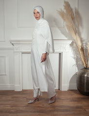 Ivory Grace Kurta Set | Premium Marina Fabric