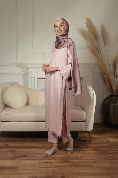 Rosie Kurta Set | Blush Pink Marina Fabric