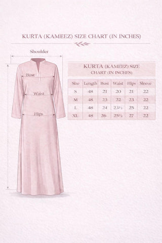 Rosie Kurta Set – Blush Pink Marina Fabric | Elegant Modest Tunic & Trouser Ensemble