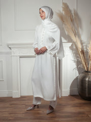 Ivory Grace Kurta Set | Premium Marina Fabric