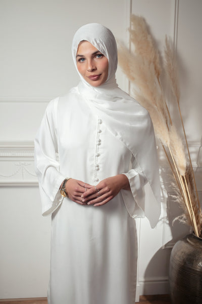 Ivory Grace Kurta Set | Premium Marina Fabric