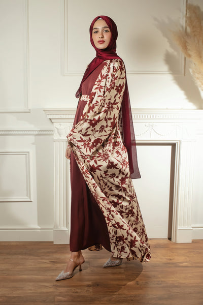 Aurelia Bloom Abaya Set