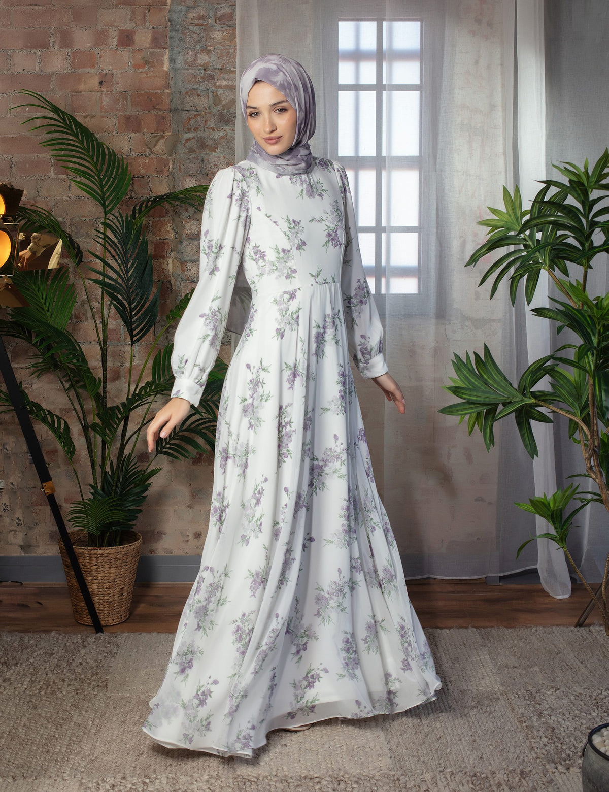Wisteria maxi dress