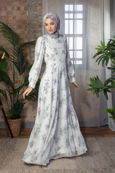 Wisteria maxi dress