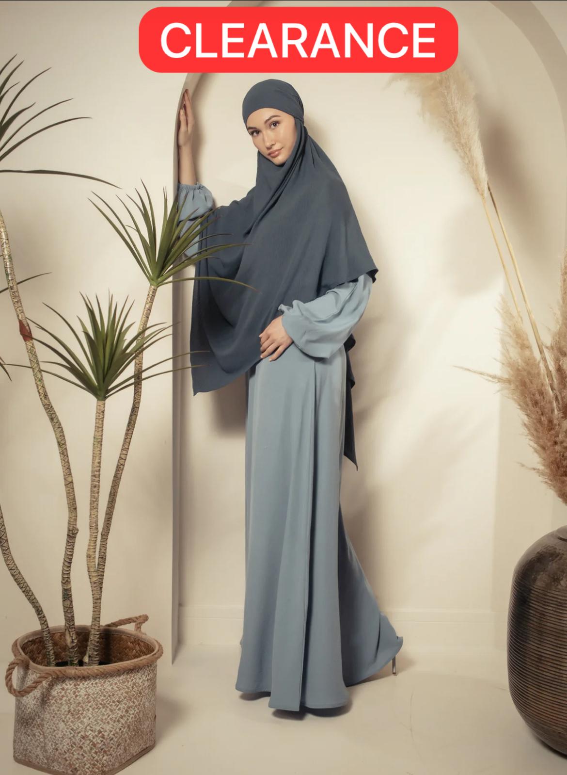 Blue Khimar set
