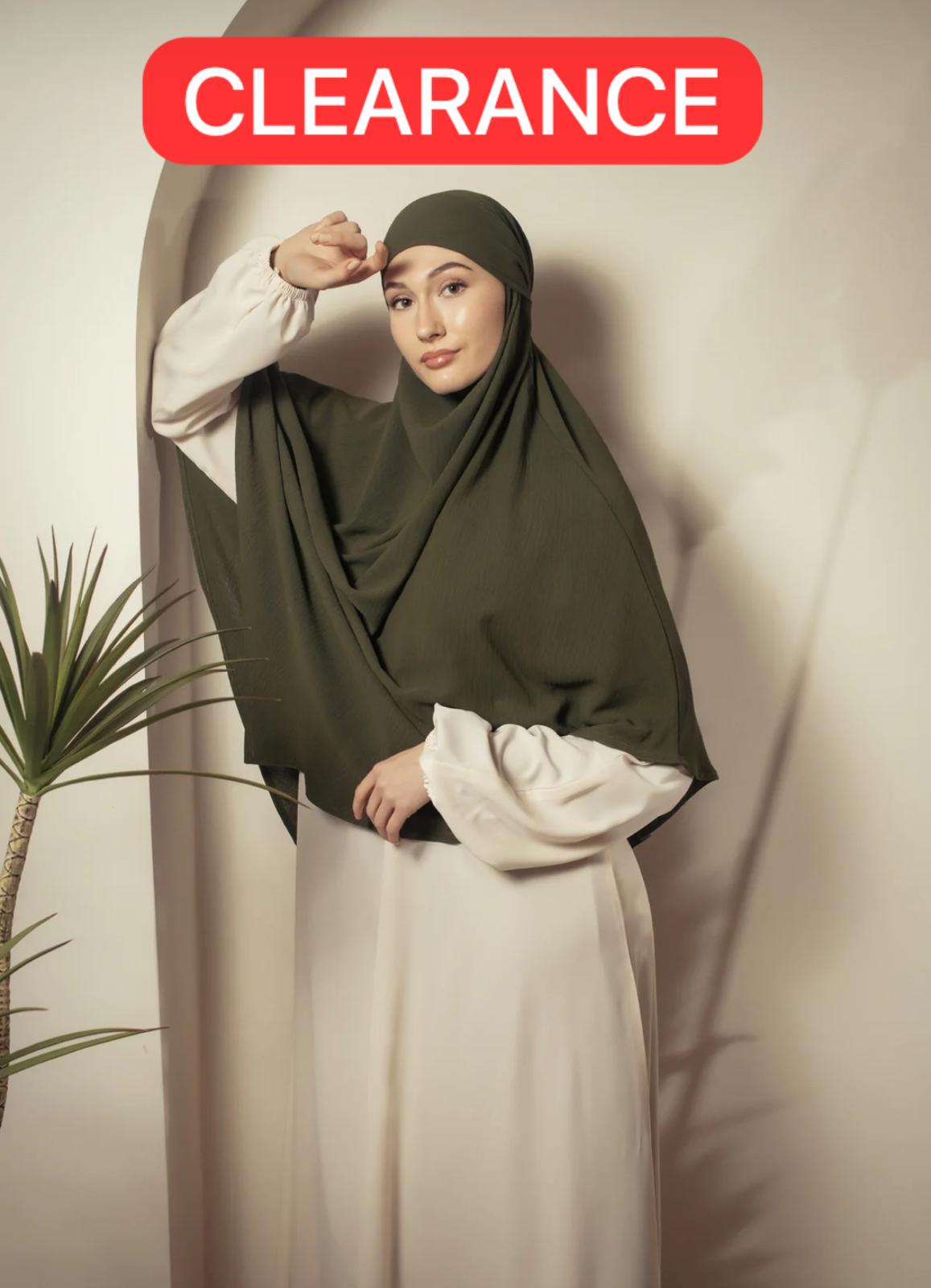 Olive Khimar Set